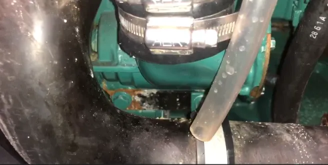 Sealine SC42 leaking water pump 2