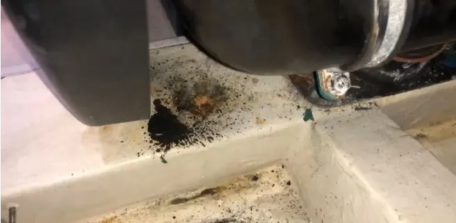 Sealine SC42 leaking water pump